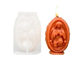 Molde silicona virgen rezando